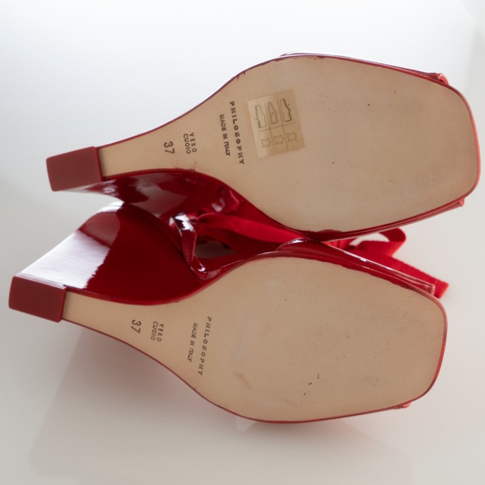 Nib Philosophy Di Lorenzo Serafini Wrap Sandal In… - image 6